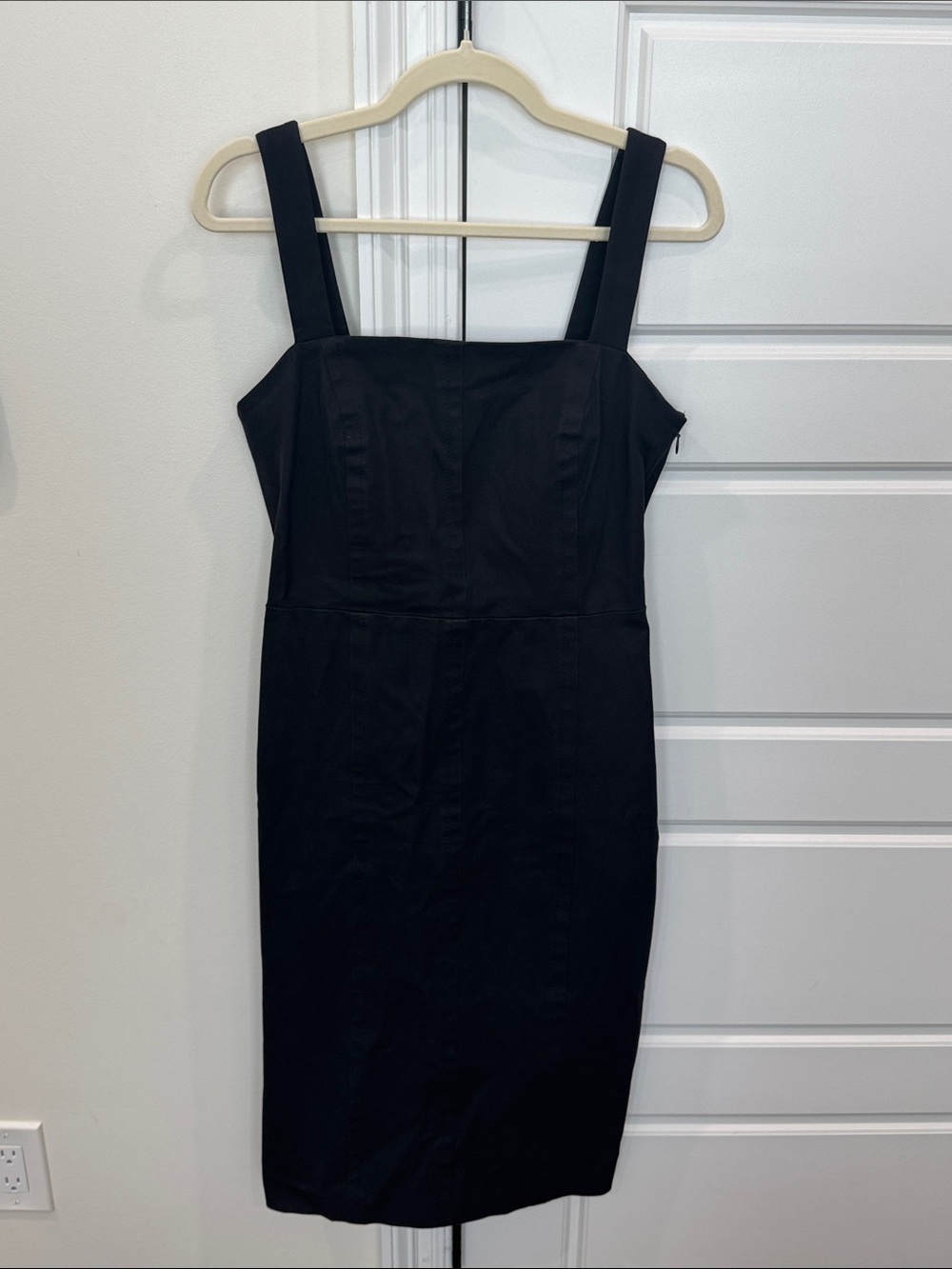 Banana Republic Black Midi Dress Classic & Structured Piece, women’s size 8